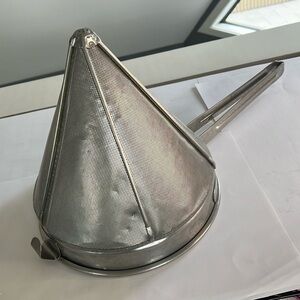 Nash Stainless Steel Large Professional Cone Colander Strainer